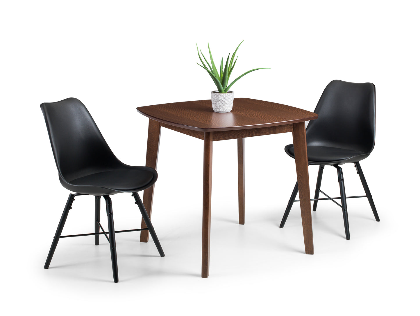 Pair of Cadiz Dining Chairs Black