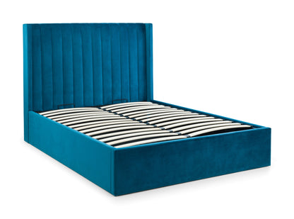Fernlea Scalloped Headboard Storage Bed