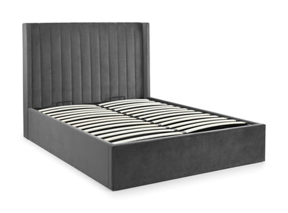 Fernlea Scalloped Headboard Storage Bed