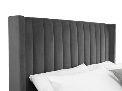 Fernlea Scalloped Headboard Storage Bed