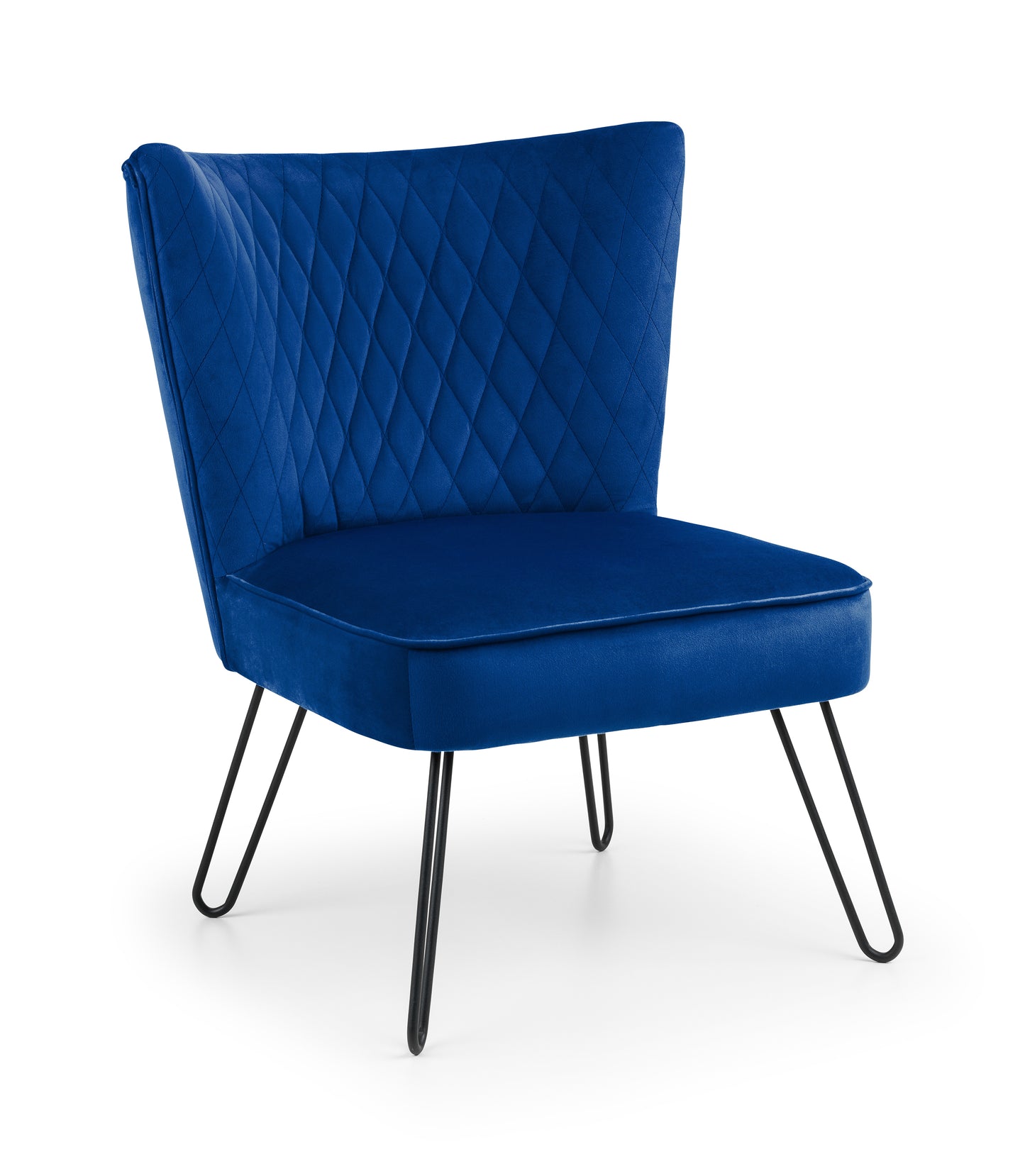 Pair of Valencia Chairs Blue Velvet