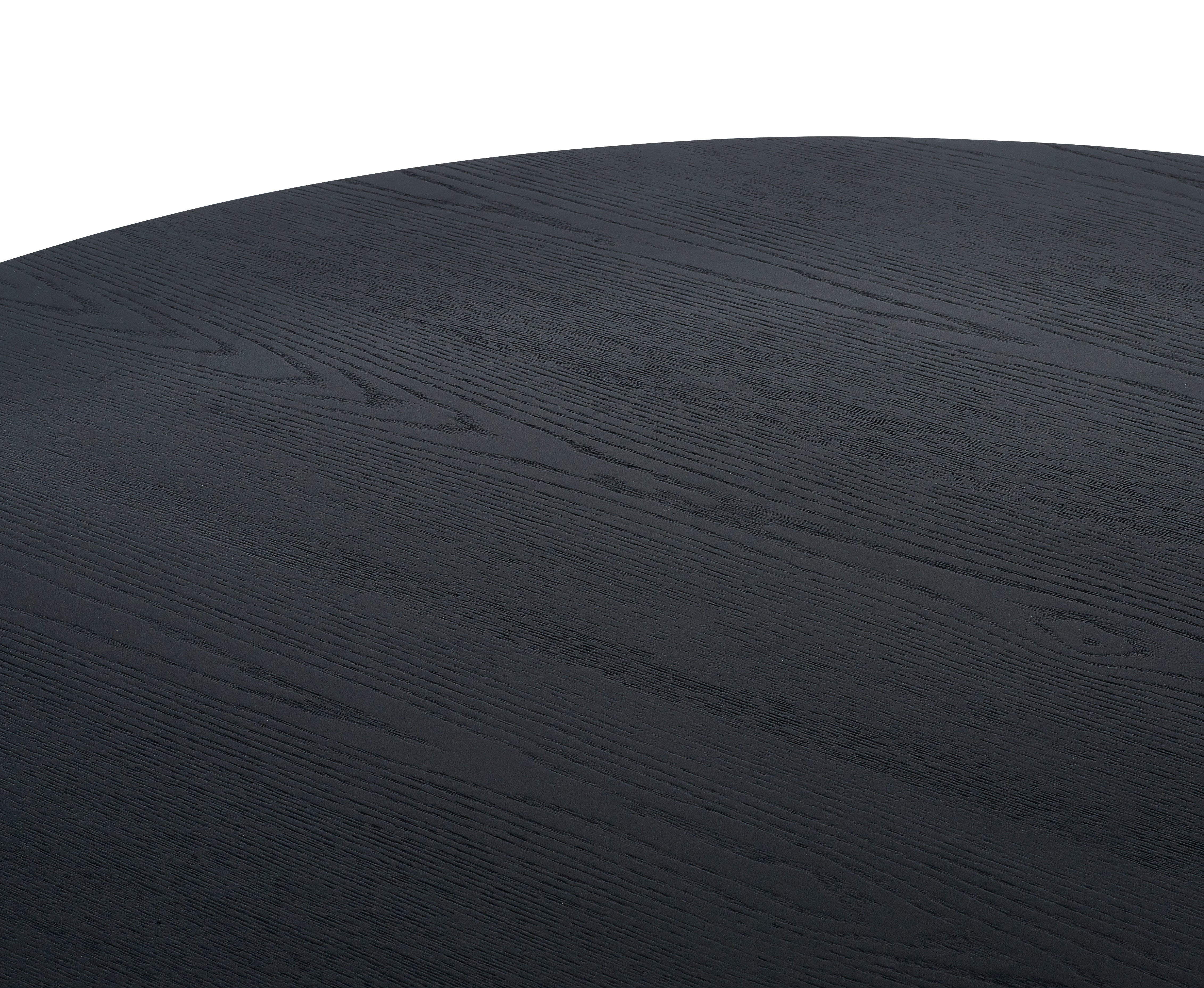 Marino Black Fluted Round Dining Table