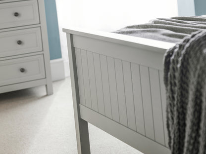 Albany King Size Bed Dove Grey