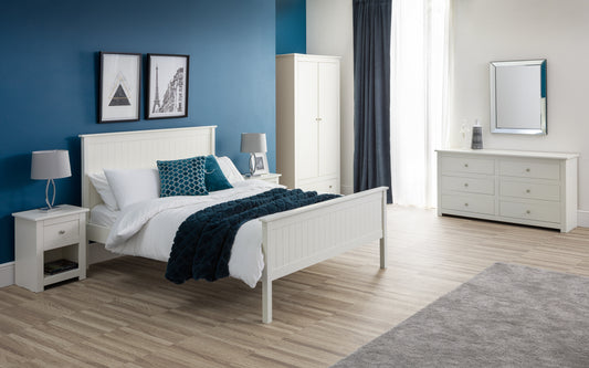 Albany Double Bed White