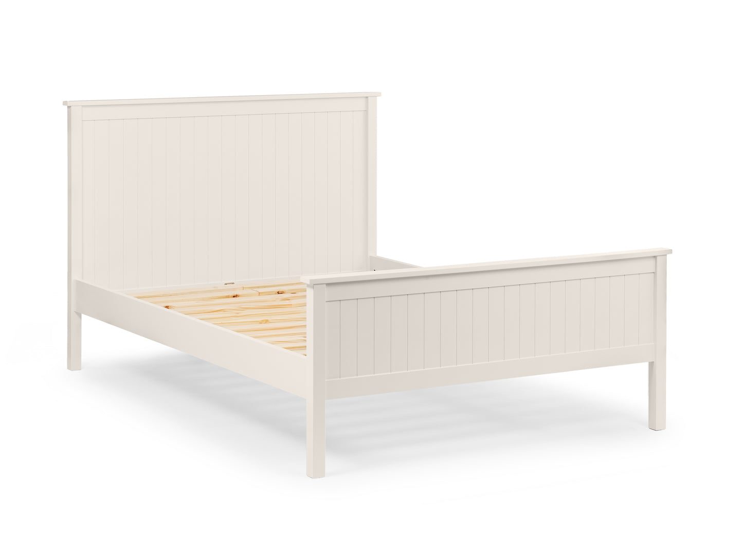 Albany King Size Bed White