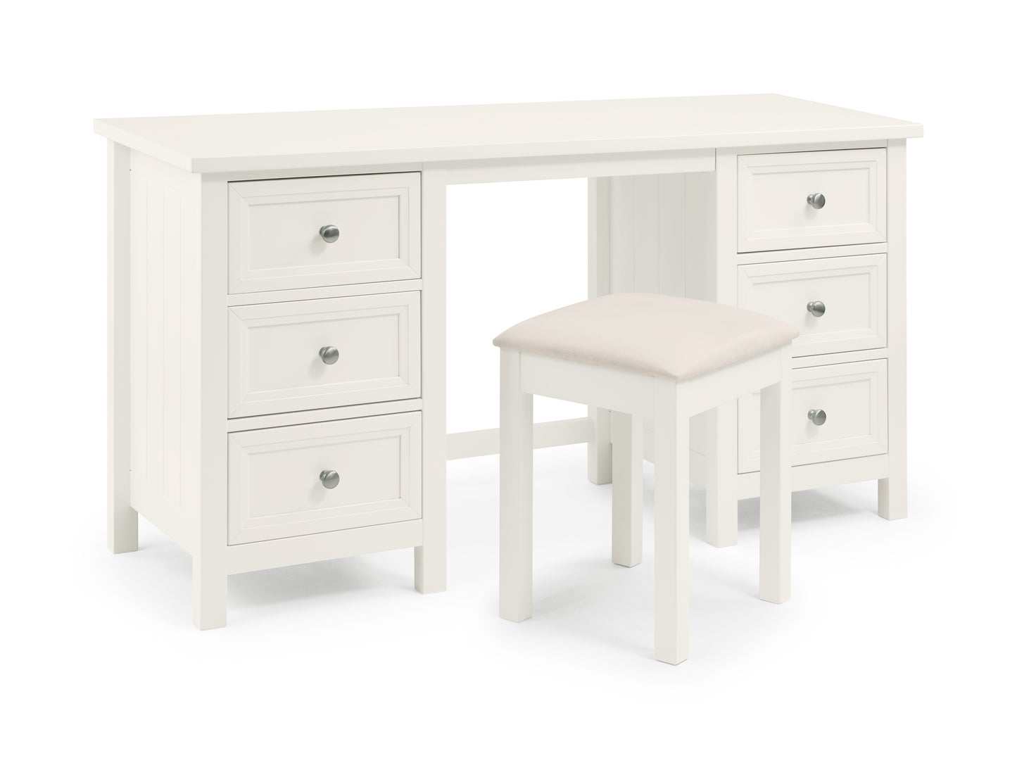 Albany Dressing Table Stool White