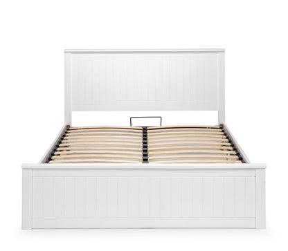 Albany Ottoman King Bed White