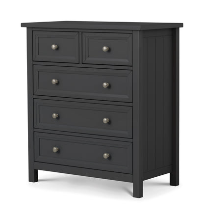 Albany Chest of 3 + 2 Drawers Anthracite