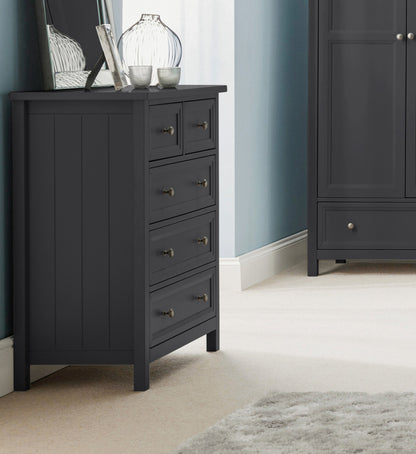 Albany Chest of 3 + 2 Drawers Anthracite