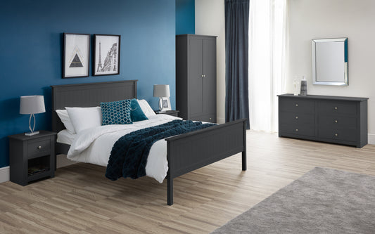 Albany Double Bed Anthracite