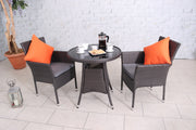 Malaga Two Seater Fixed Bistro Set