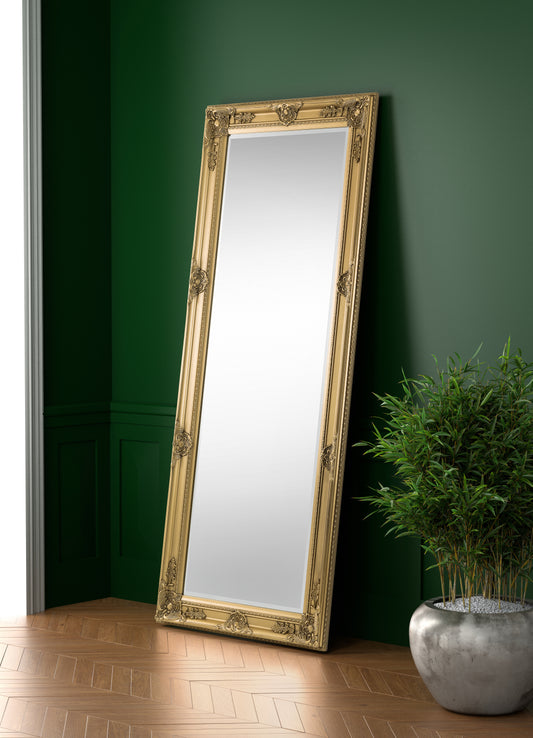 Chambord Dress Mirror Gold