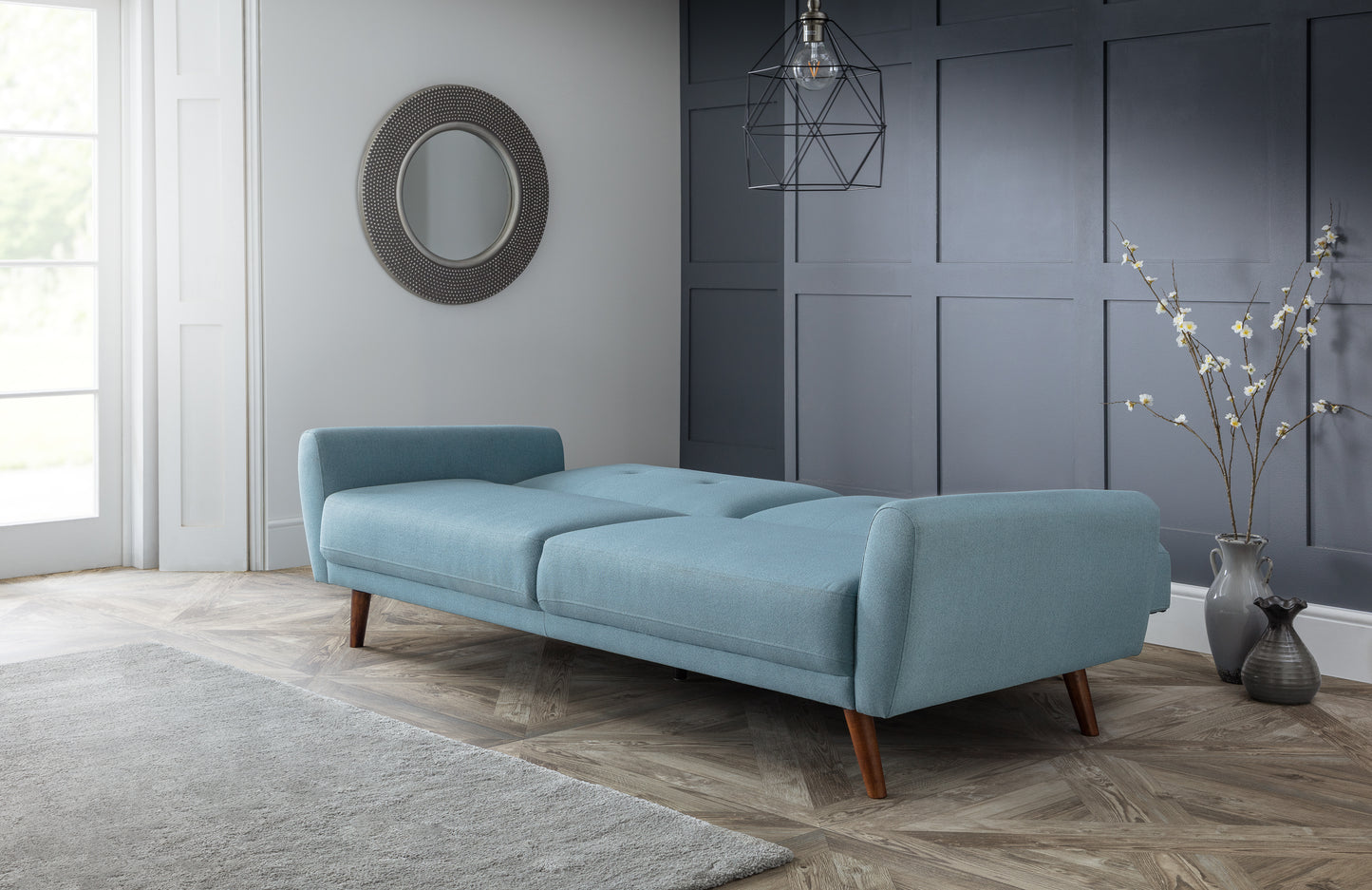 Murcia Sofa Bed Blue Linen