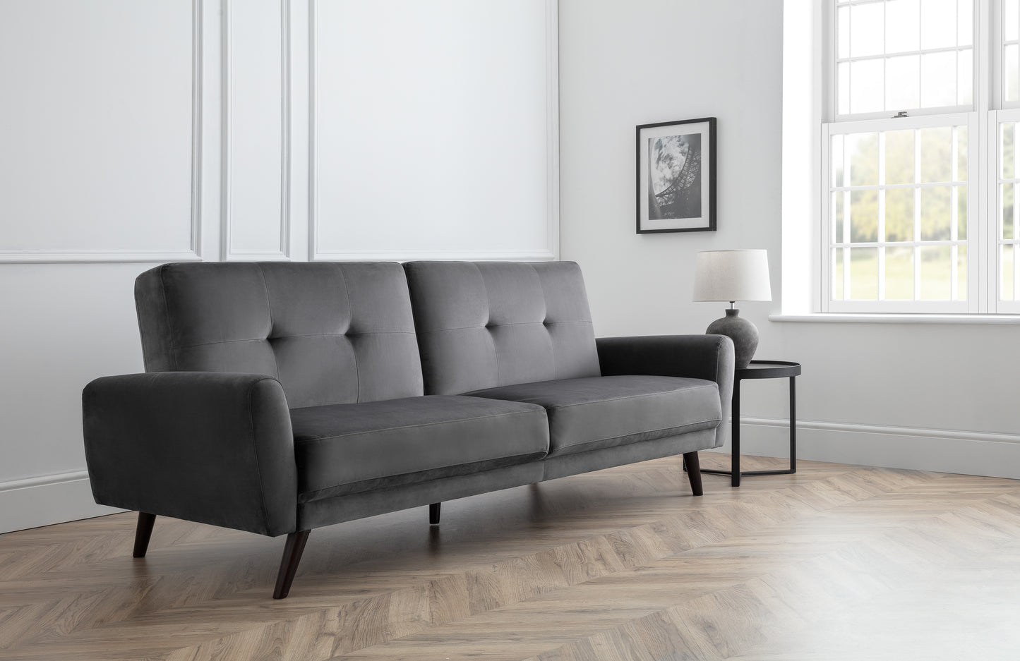 Murcia Sofa Bed Grey Velvet