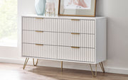 Murano Wide Chest of 6 Drawers