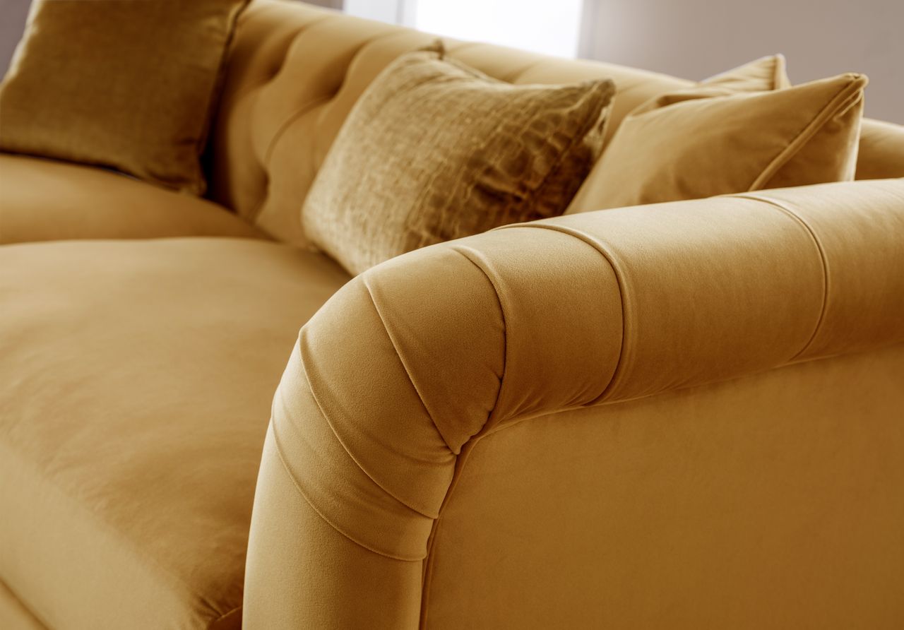 Canterbury Velvet Sofa