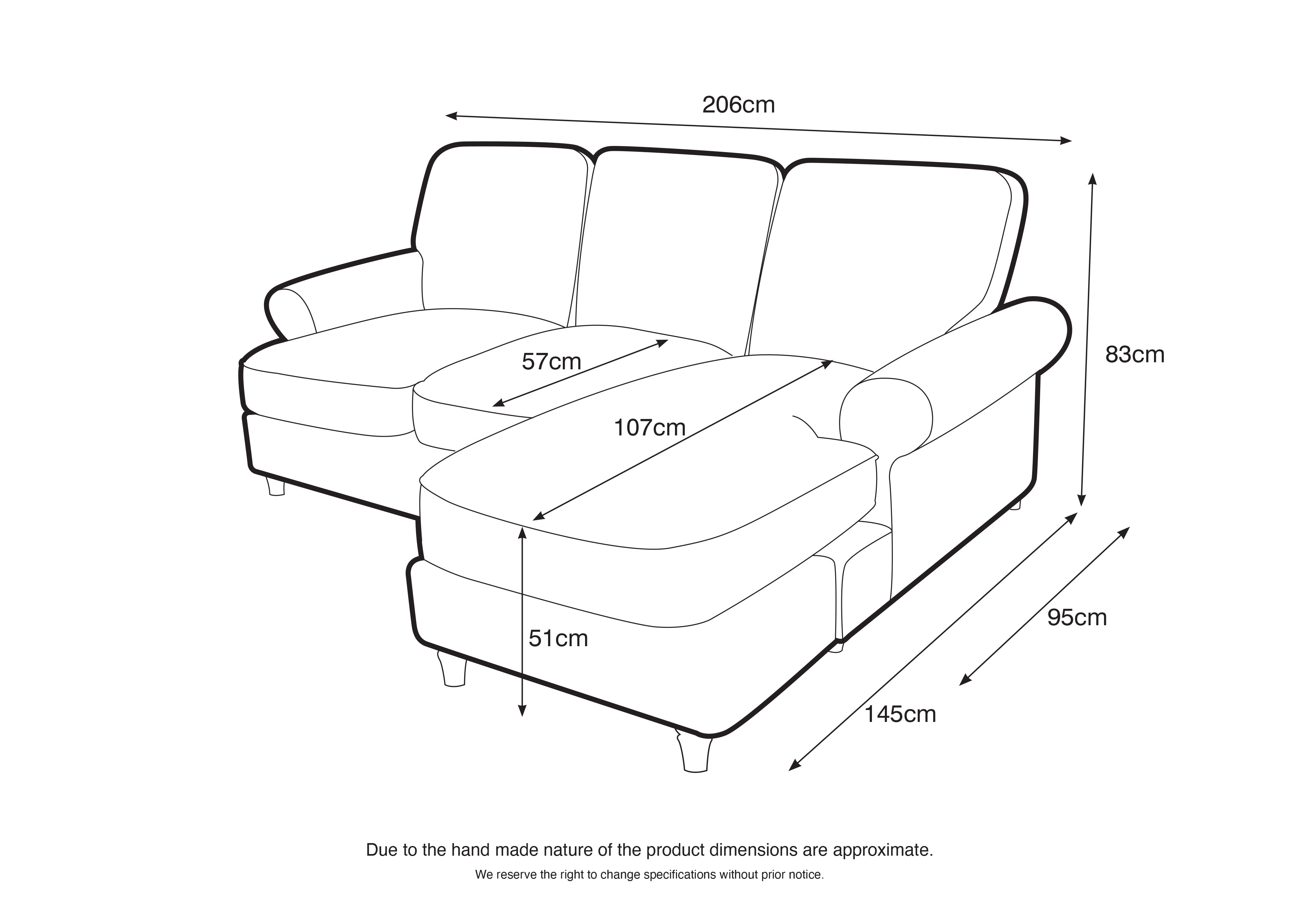 Hampshire Corner Chaise Sofa
