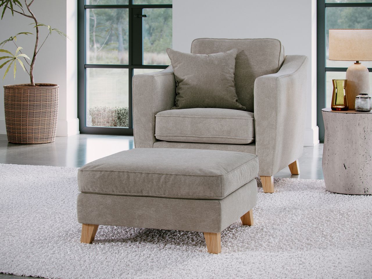 Hudson Footstool
