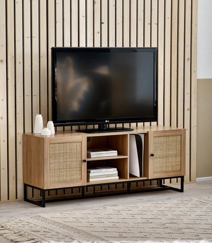 Osaka Widescreen TV Unit Oak