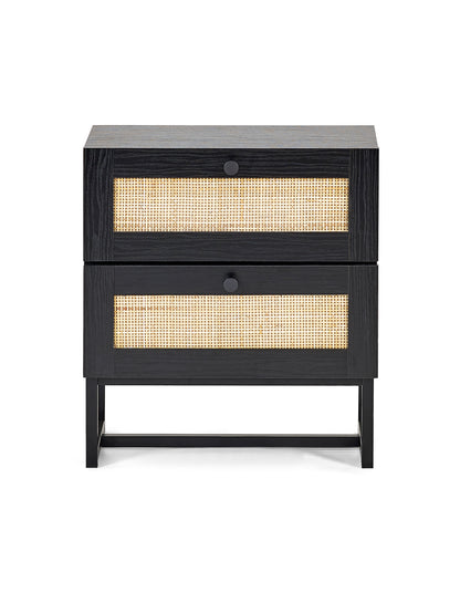 Osaka Bedside Table Black