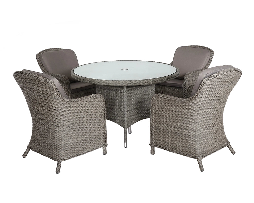 Paris 4 Seater Dining Imperial Set