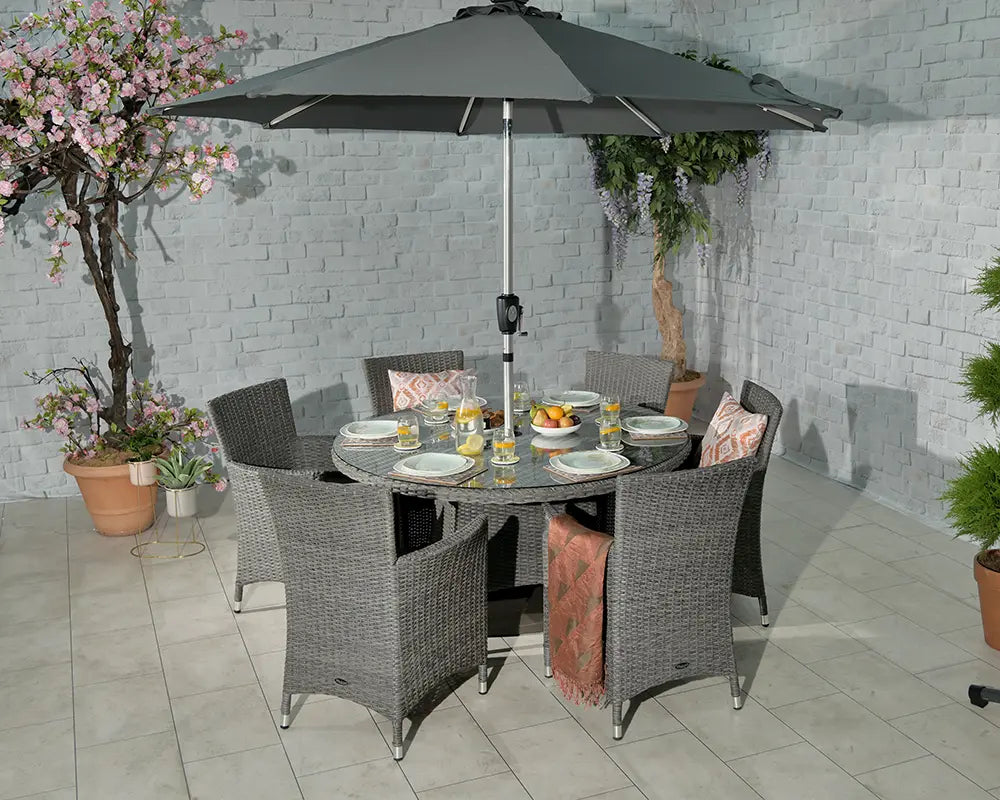 Paris 6 Seater Carver Dining Set