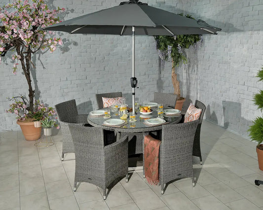 Paris 6 Seater Carver Dining Set