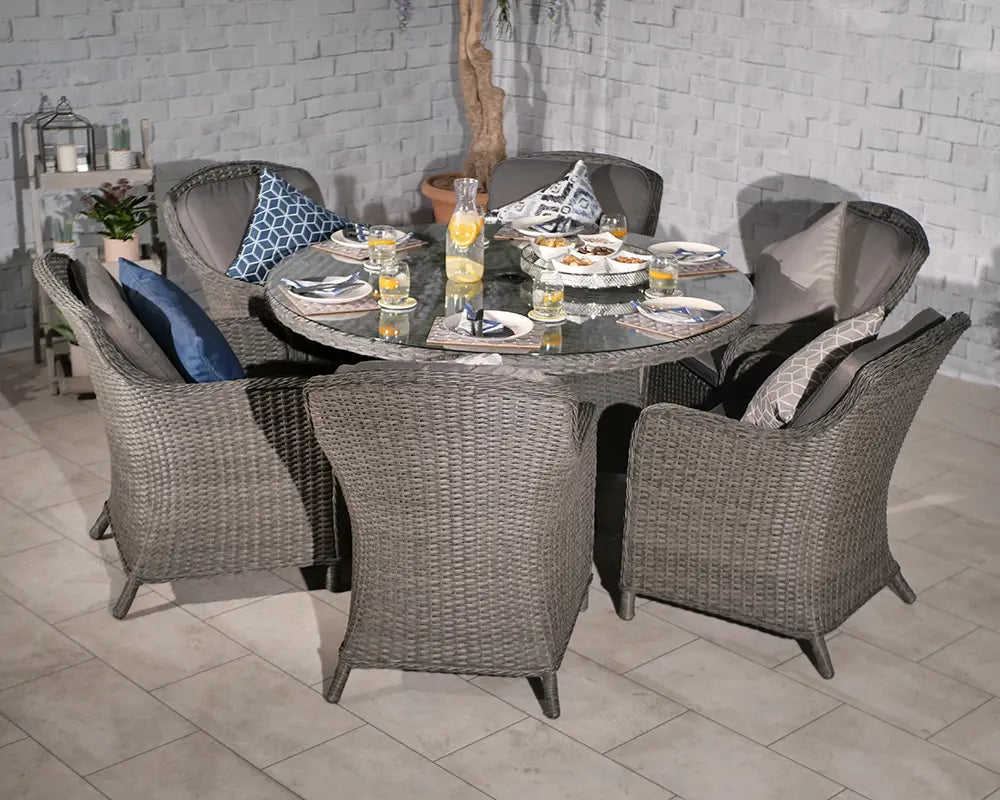 Paris 6 Seater Carver Dining Set