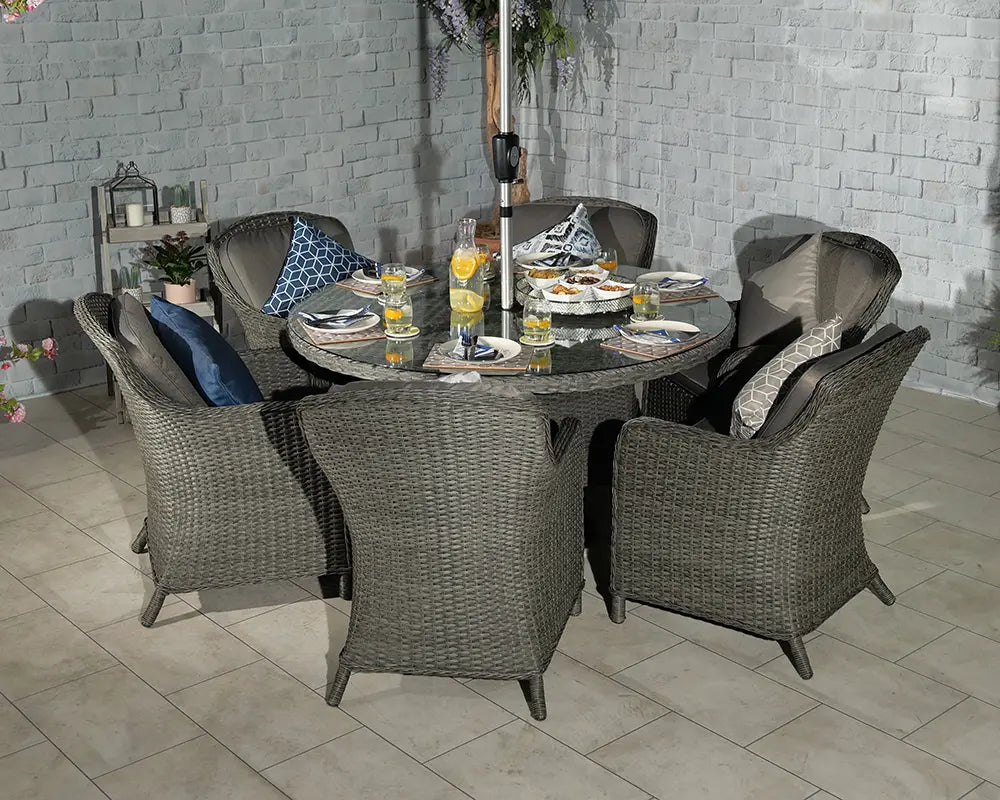 Paris 6 Seater Carver Dining Set