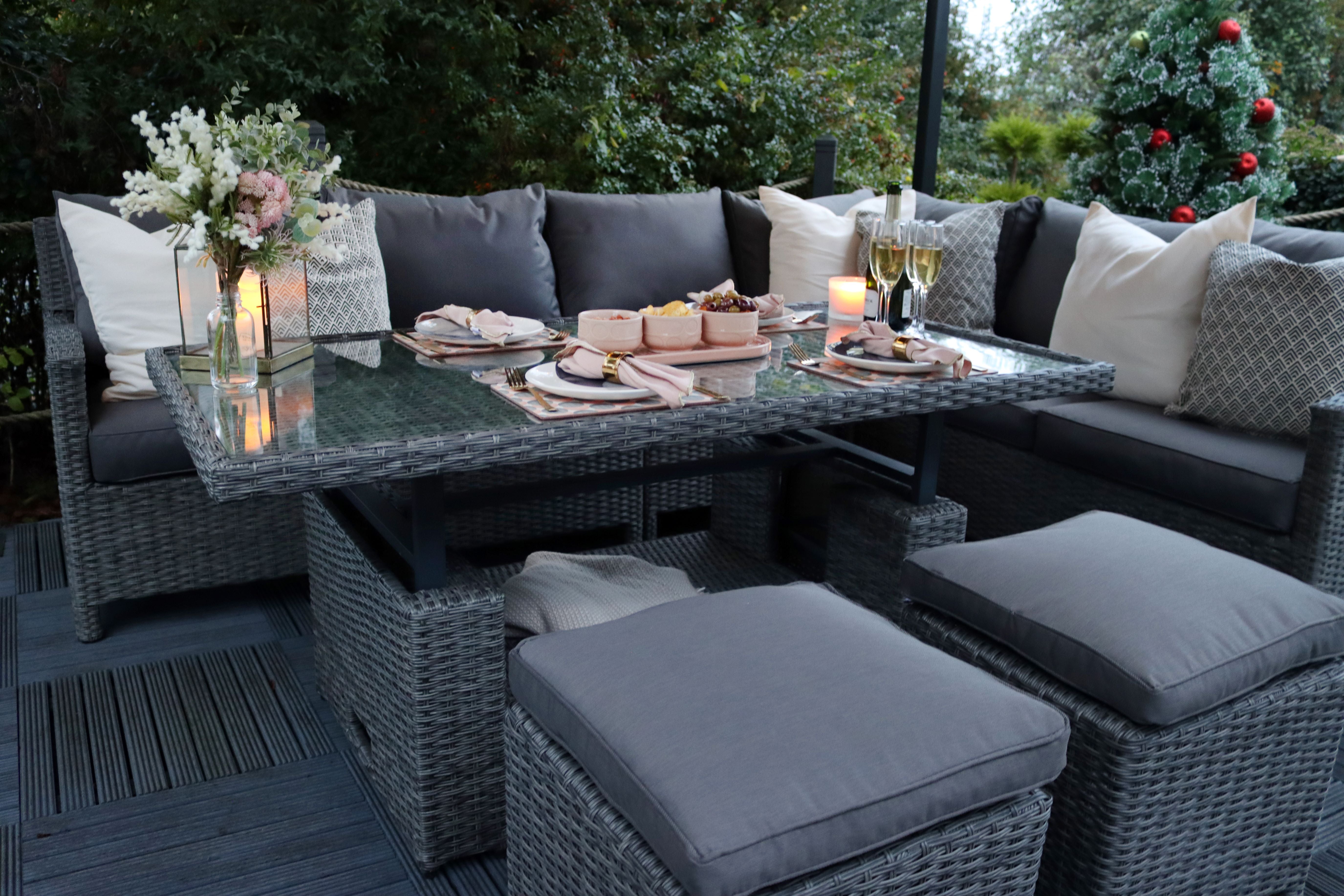 Paris Deluxe Modular Corner Dining Set