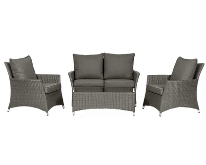 Paris 4 Seater 4pc Lounging Coffee Set