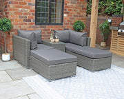 Paris 4 Seater 5pc Multi Setting Relaxer Set