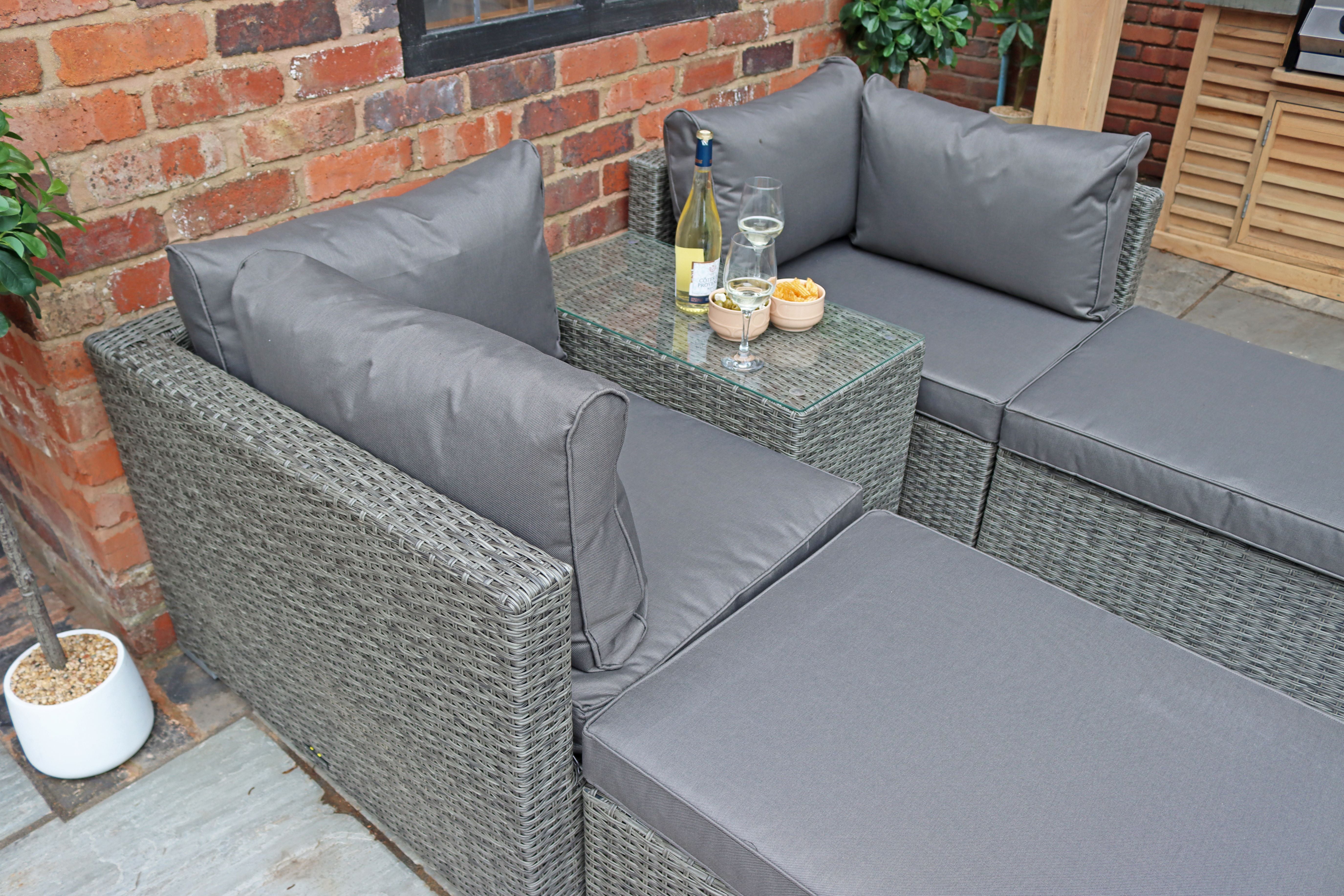 Paris 4 Seater 5pc Multi Setting Relaxer Set