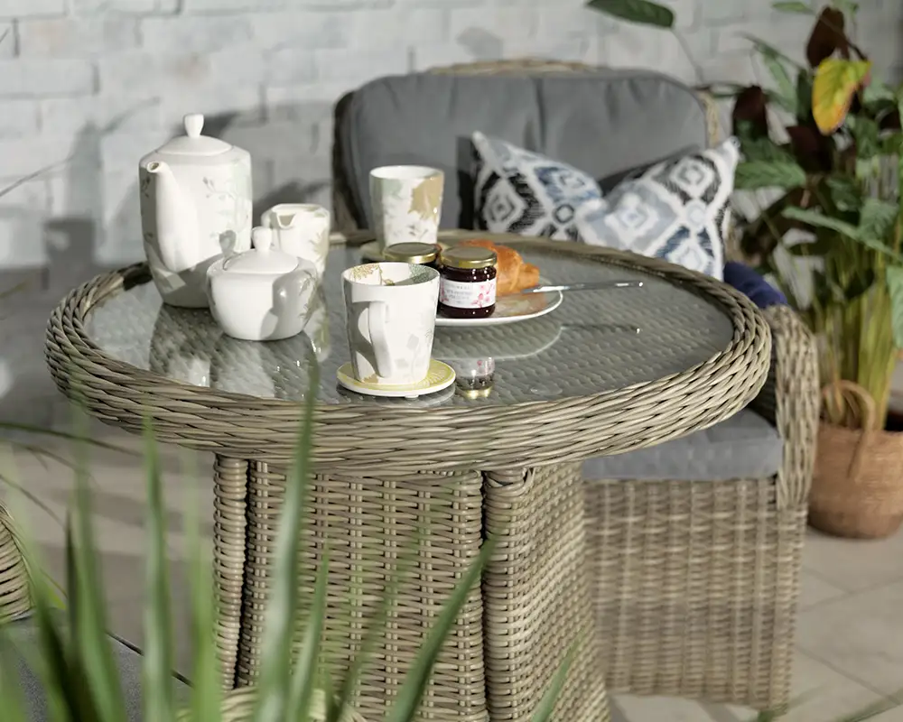 Wentworth 2 Seater Round Imperial Bistro Set