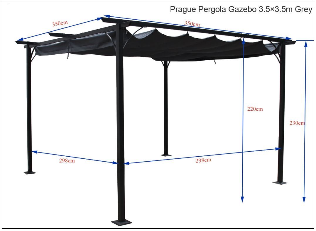 Prague Pergola Gazebo