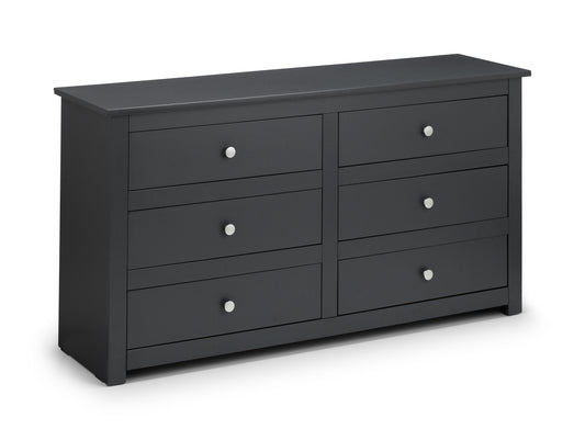 Windemere Wide Chest of Drawers Anthracite