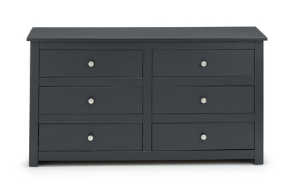 Windemere Wide Chest of Drawers Anthracite