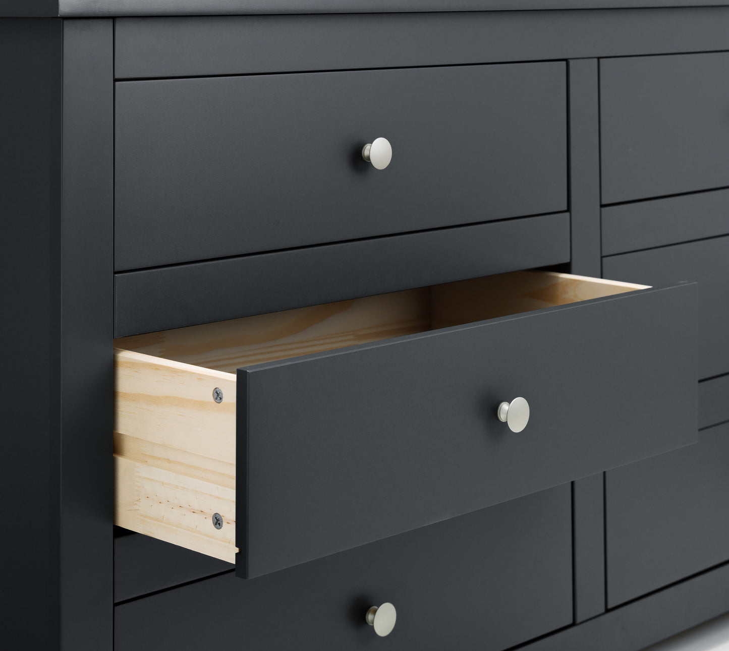 Windemere Wide Chest of Drawers Anthracite