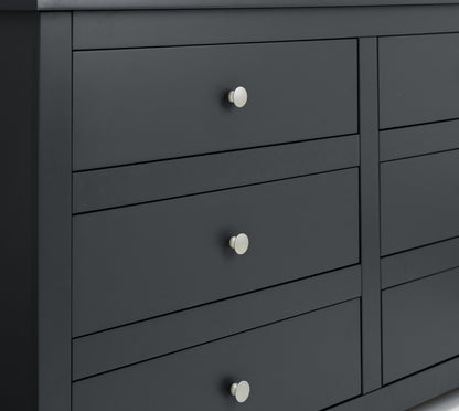 Windemere Wide Chest of Drawers Anthracite