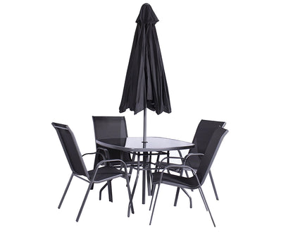 Rio 4 Seater Stacking Dining Set