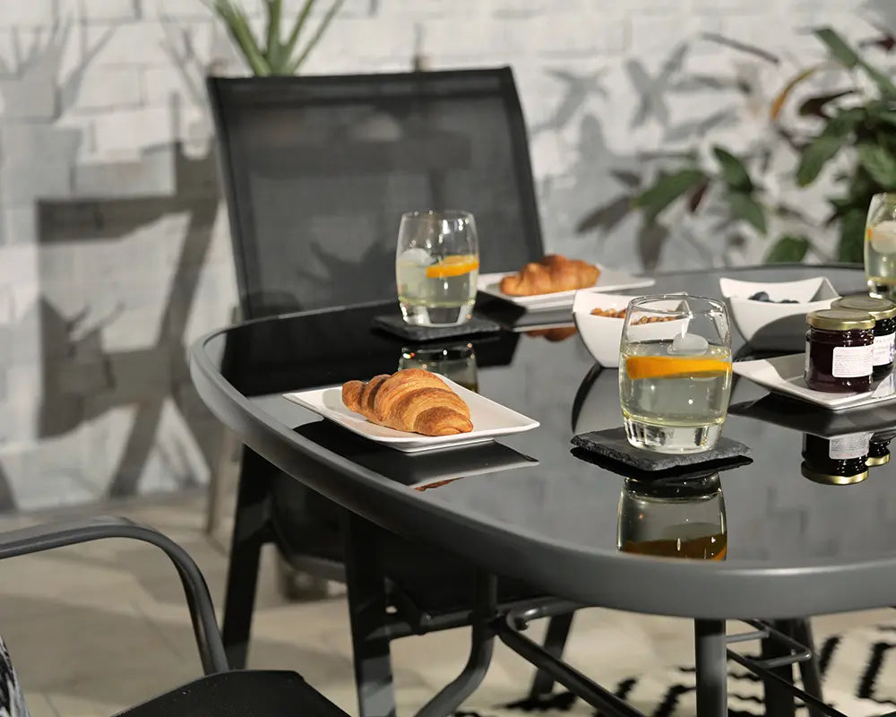 Rio 4 Seater Stacking Dining Set