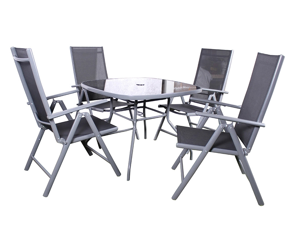 Rio 4 Seater Recliner Dining Set