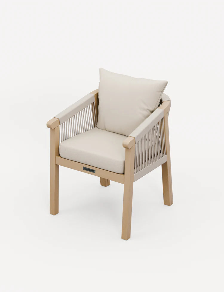 Roma Round Sunray Bistro Table with 2 Roma Dining Chairs