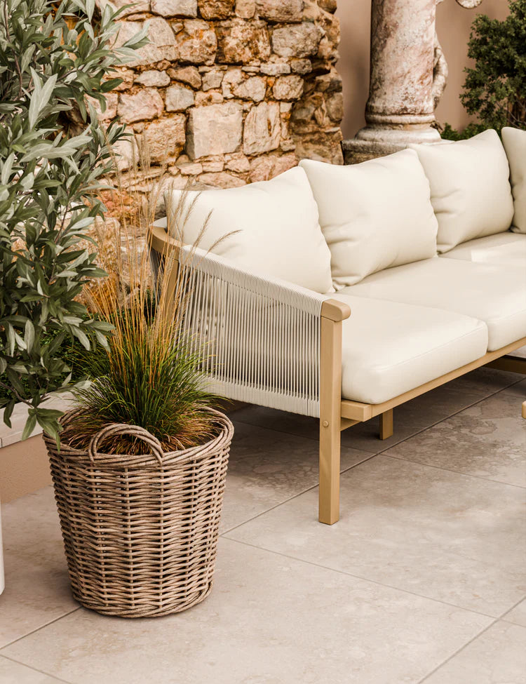 Roma 5 Seater Corner Lounge Set with 90cm Square Coffee Table