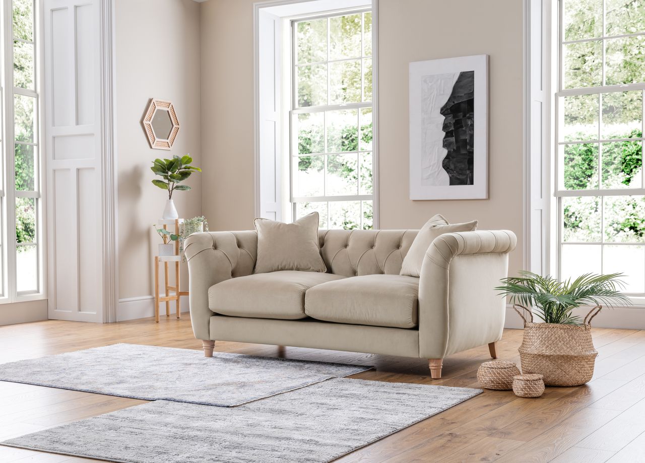 Canterbury Velvet Sofa