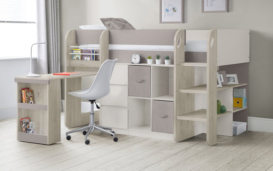 Rene Midleeper with Desk & Storage