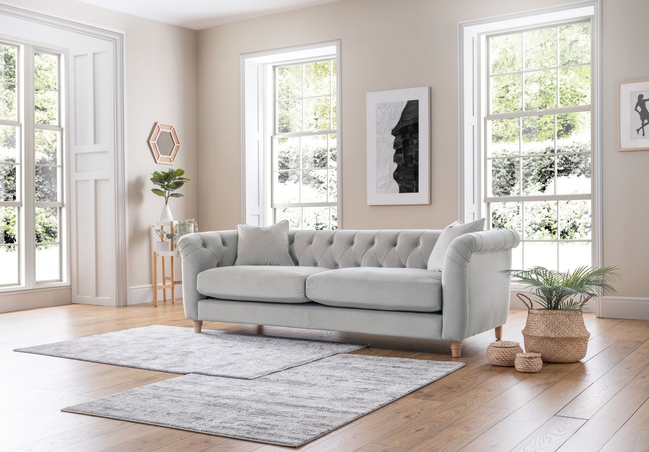 Canterbury Velvet Sofa