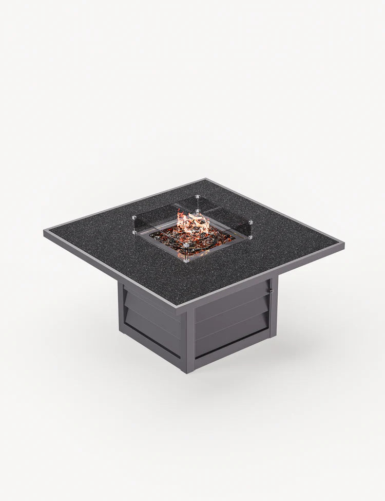 Mayfair Grey Square 10 Seater Firepit Dining set
