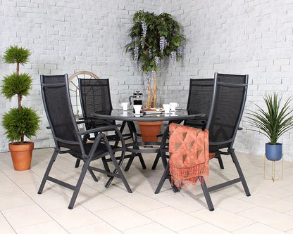 Sorrento 4 Seater Round Deluxe Recliner Set