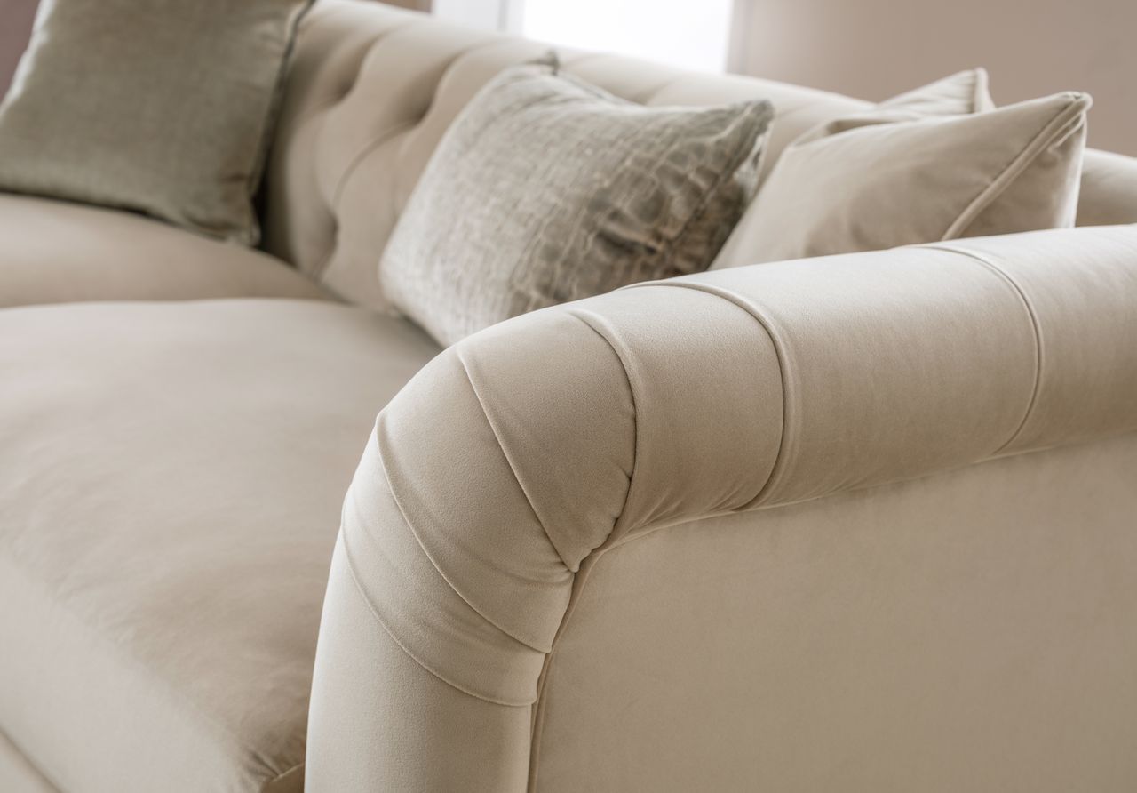 Canterbury Velvet Sofa